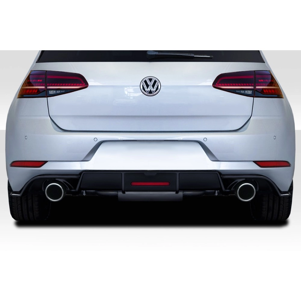 Duraflex 117812 - Waterman Rear Diffuser For 2015-2021 Volkswagen Golf - 1 Piece
