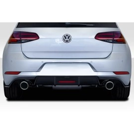 Duraflex 117812 - Waterman Rear Diffuser For 2015-2021 Volkswagen Golf - 1 Piece