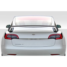 Duraflex 117948 - Lightspeed Rear Wing Spoiler For 2018-2023 Tesla Model 3 - 1 Piece