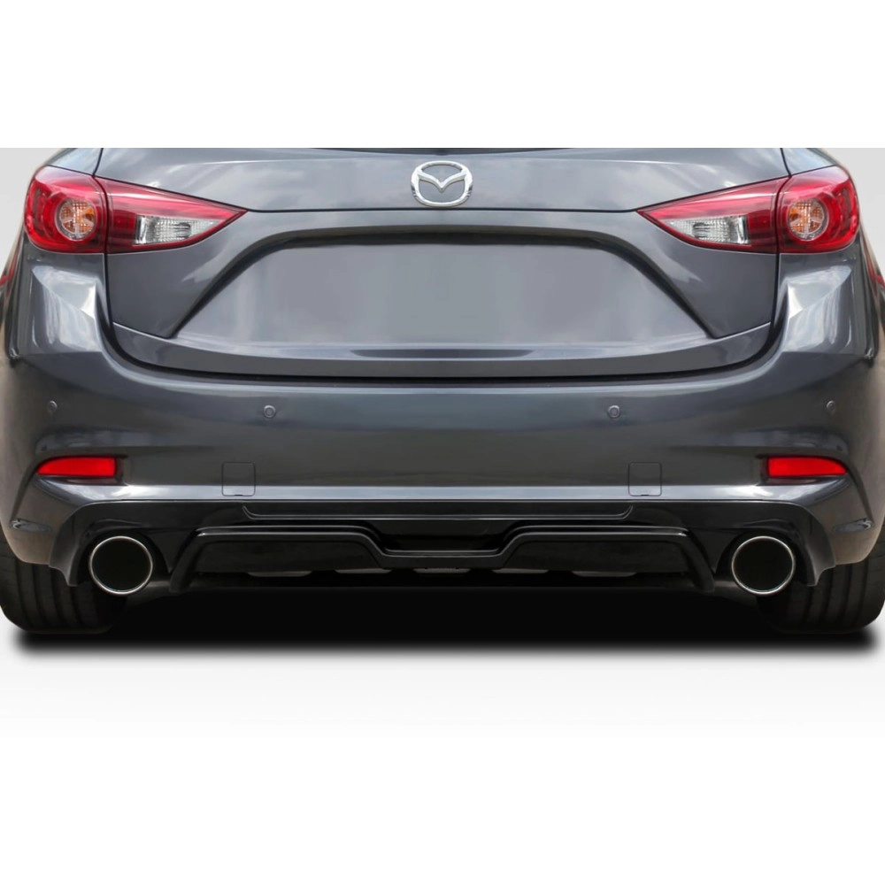 Duraflex 117970 - MKS Rear Diffuser For 2017-2018 Mazda Mazda 3 - 1 Piece