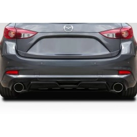 Duraflex 117970 - MKS Rear Diffuser For 2017-2018 Mazda Mazda 3 - 1 Piece