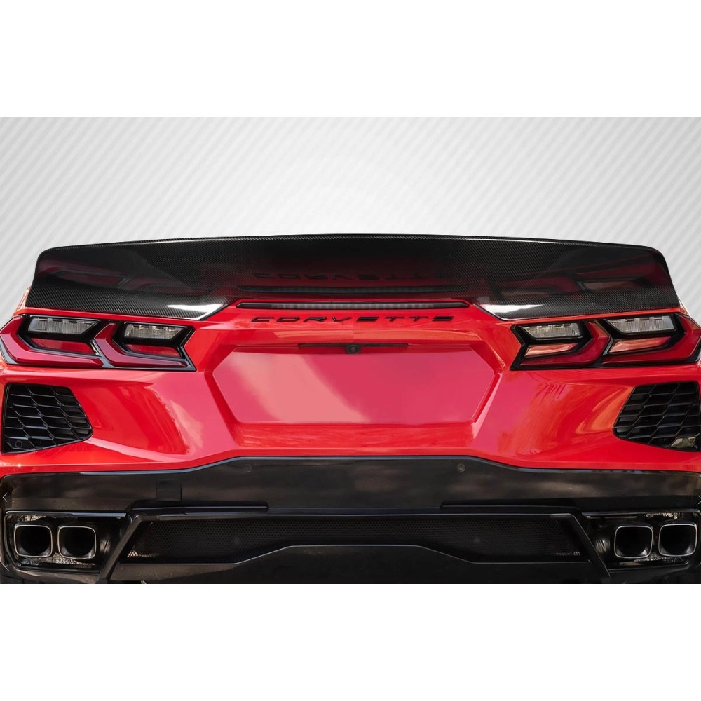 Carbon Creations 118136 - Duckbill Rear Wing Spoiler For 2020-2023 Chevrolet Corvette - 1 Piece
