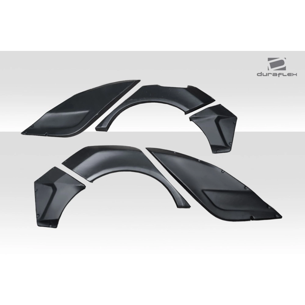 Duraflex 118185 - Speedster Widebody Rear Fender Flares For 2016-2021 Honda Civic - 6 Piece
