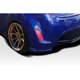 Duraflex 118279 - Bailer Rear Lip Add On Spoilers For 2012-2017 Hyundai Veloster - 2 Piece