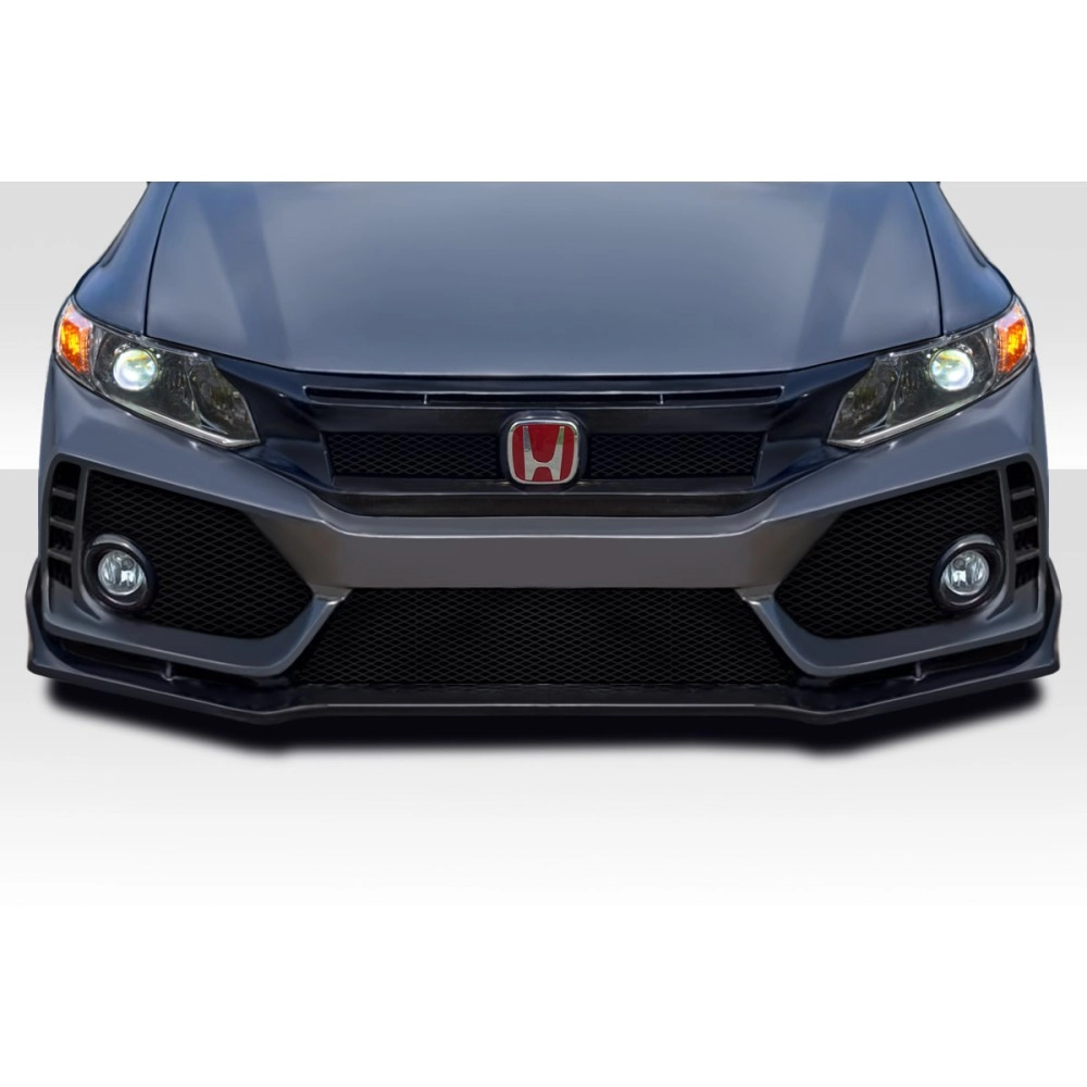 Duraflex 118515 - FK8 Style Front Bumper For 2012-2015 Honda Civic - 1 Piece