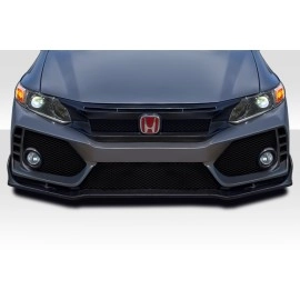 Duraflex 118515 - FK8 Style Front Bumper For 2012-2015 Honda Civic - 1 Piece