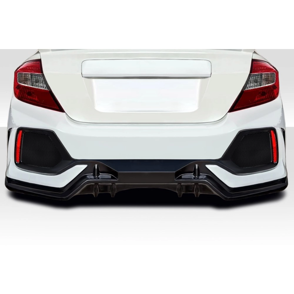 Duraflex 118516 - FK8 Style Rear Bumper For 2012-2015 Honda Civic - 1 Piece