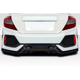 Duraflex 118516 - FK8 Style Rear Bumper For 2012-2015 Honda Civic - 1 Piece
