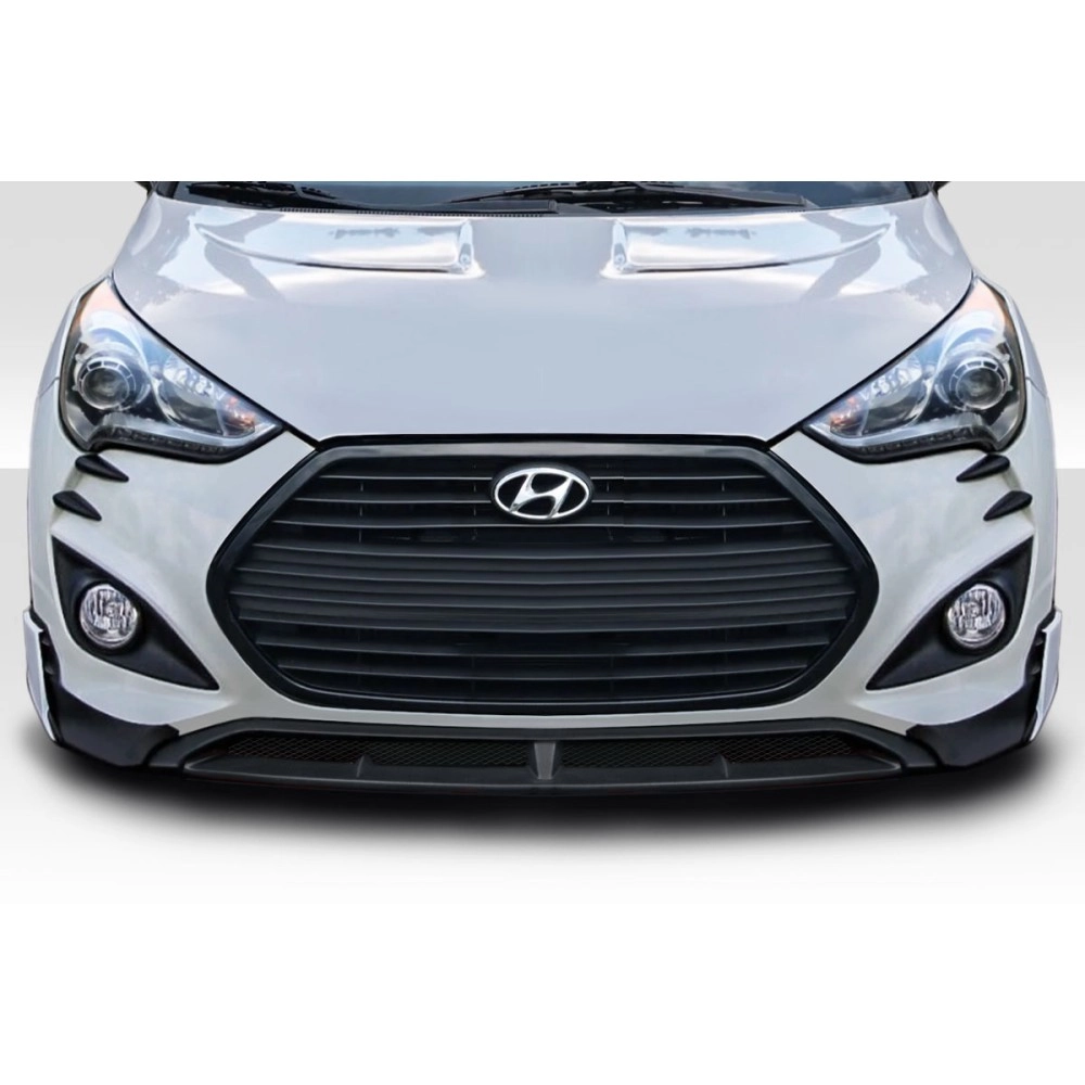 Duraflex 118517 - Minda Front Lip Spoiler Air Dam For 2012-2017 Hyundai Veloster Turbo - 3 Piece