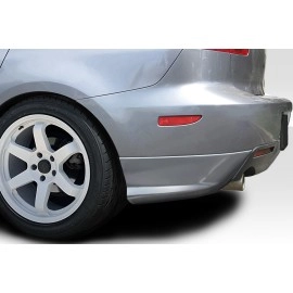 Duraflex 118612 - Maver Rear Lip Add on Spoilers For 2004-2009 Mazda 3 - 2 Piece
