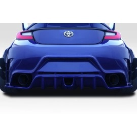 Duraflex 118656 - GT Competition Rear Bumper Cover For 2022-2023 Toyota GR86 Subaru BRZ - 1 Piece