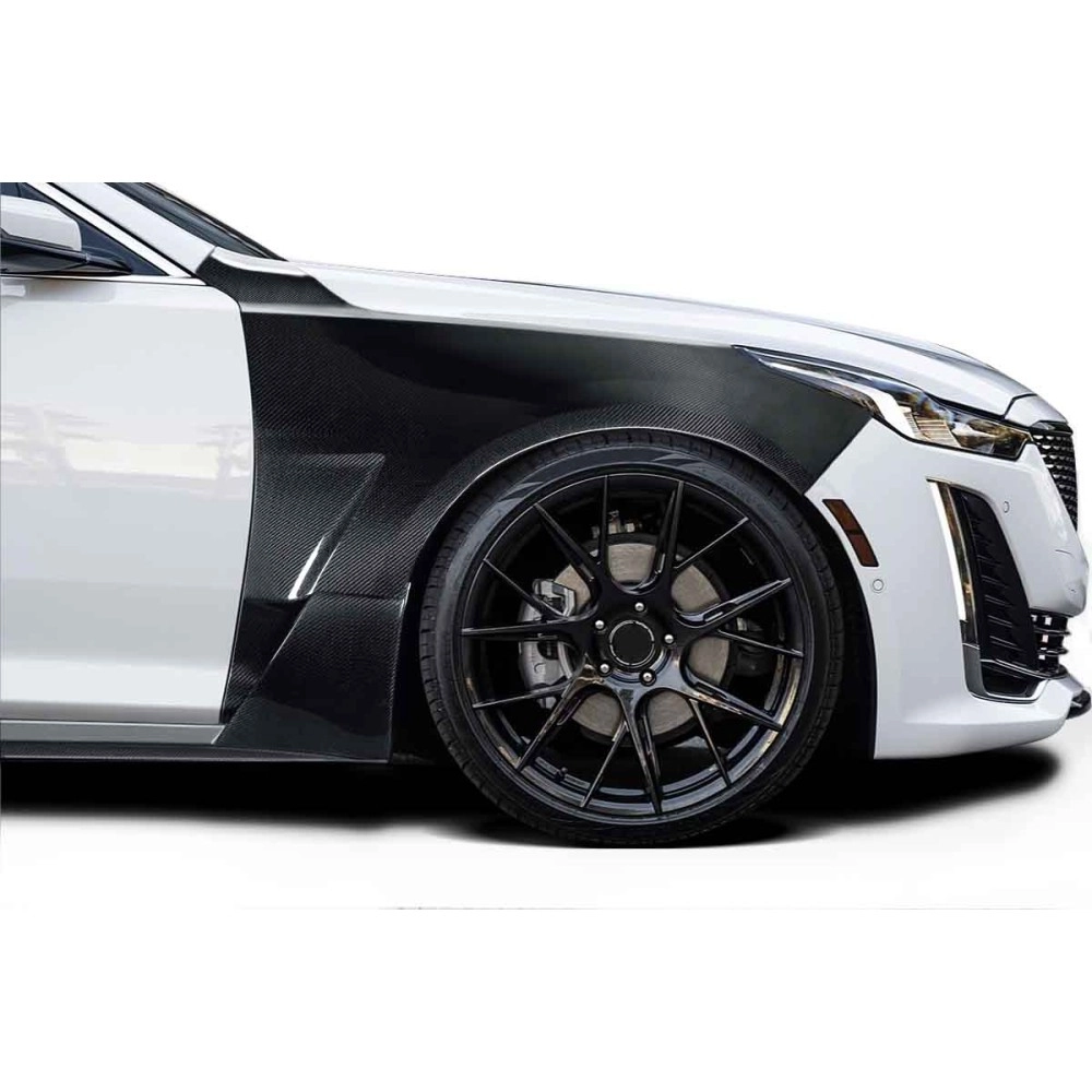 Carbon Creations 118993 - Impulse Front Fenders For 2020-2023 Cadillac CT5 - 6 Piece