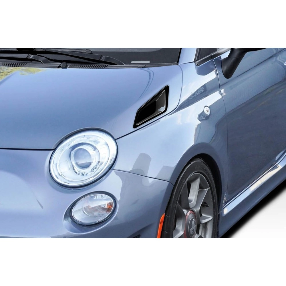 Duraflex 119015 - Kima Hood Side Vents For 2012-2019 Fiat Abarth 500 - 2 Piece