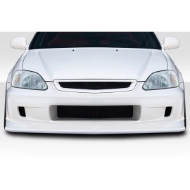 Duraflex 119182 - Joker Front Bumper Cover For 1999-2000 Honda Civic - 1 Piece