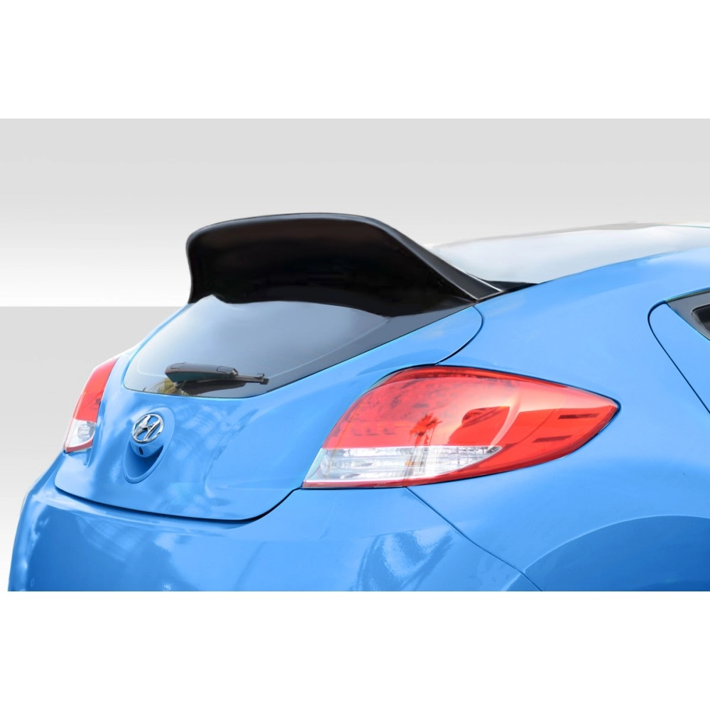 Duraflex 119283 - Flyer Rear Roof Wing Spoiler For 2012-2017 Hyundai Veloster - 1 Piece