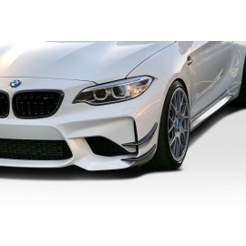 Duraflex 119839 - GT4 Look Front Bumper Canards For 2016-2021 BMW M2 F87 - 4 Piece