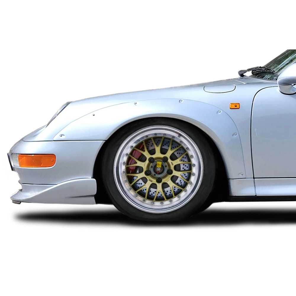 Duraflex 120323 - GT2 Look Front and Rear Fender Flares For 1995-1998 Porsche 911 Turbo 993 - 4 Piece