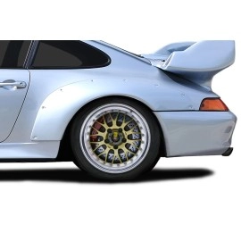 Duraflex 120323 - GT2 Look Front and Rear Fender Flares For 1995-1998 Porsche 911 Turbo 993 - 4 Piece