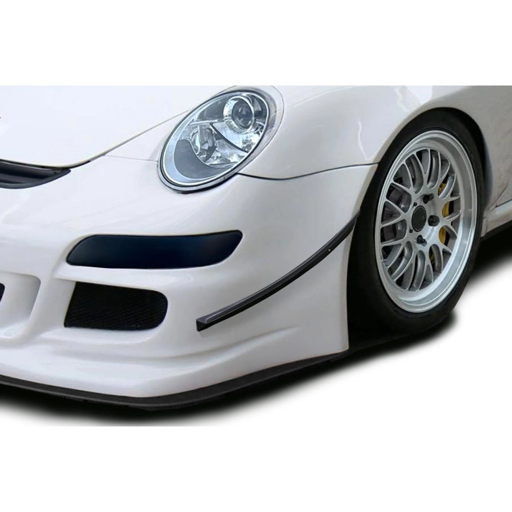 Duraflex 120375 - GT3 Cup S Look Side Lips for Front Bumper Cover For 2005-2008 Porsche 911 997 - 2 Piece