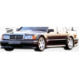 Duraflex 105369 - Evo 2 Wide Body Front Bumper Cover For 1984-1993 Mercedes 190 - 1 Piece