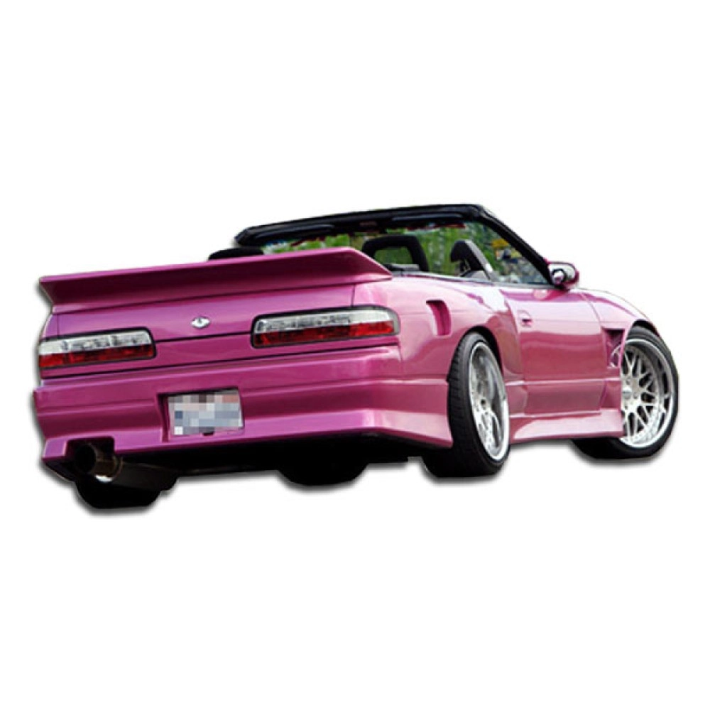 Duraflex 100853 - V-Speed Rear Bumper Cover For 1989-1994 Nissan 240SX 2DR - 1 Piece