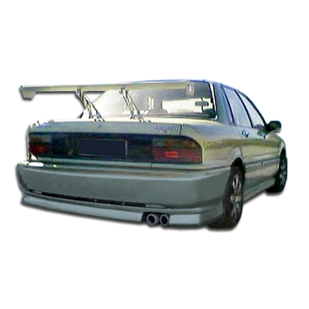 Duraflex 100832 - Cyber Rear Bumper Cover For 1989-1993 Mitsubishi Galant - 1 Piece