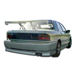 Duraflex 100832 - Cyber Rear Bumper Cover For 1989-1993 Mitsubishi Galant - 1 Piece