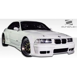 Duraflex 105339 - GT500 Wide Body Rear Fender Flares For 1992-1998 BMW 3 Series - 2 Piece