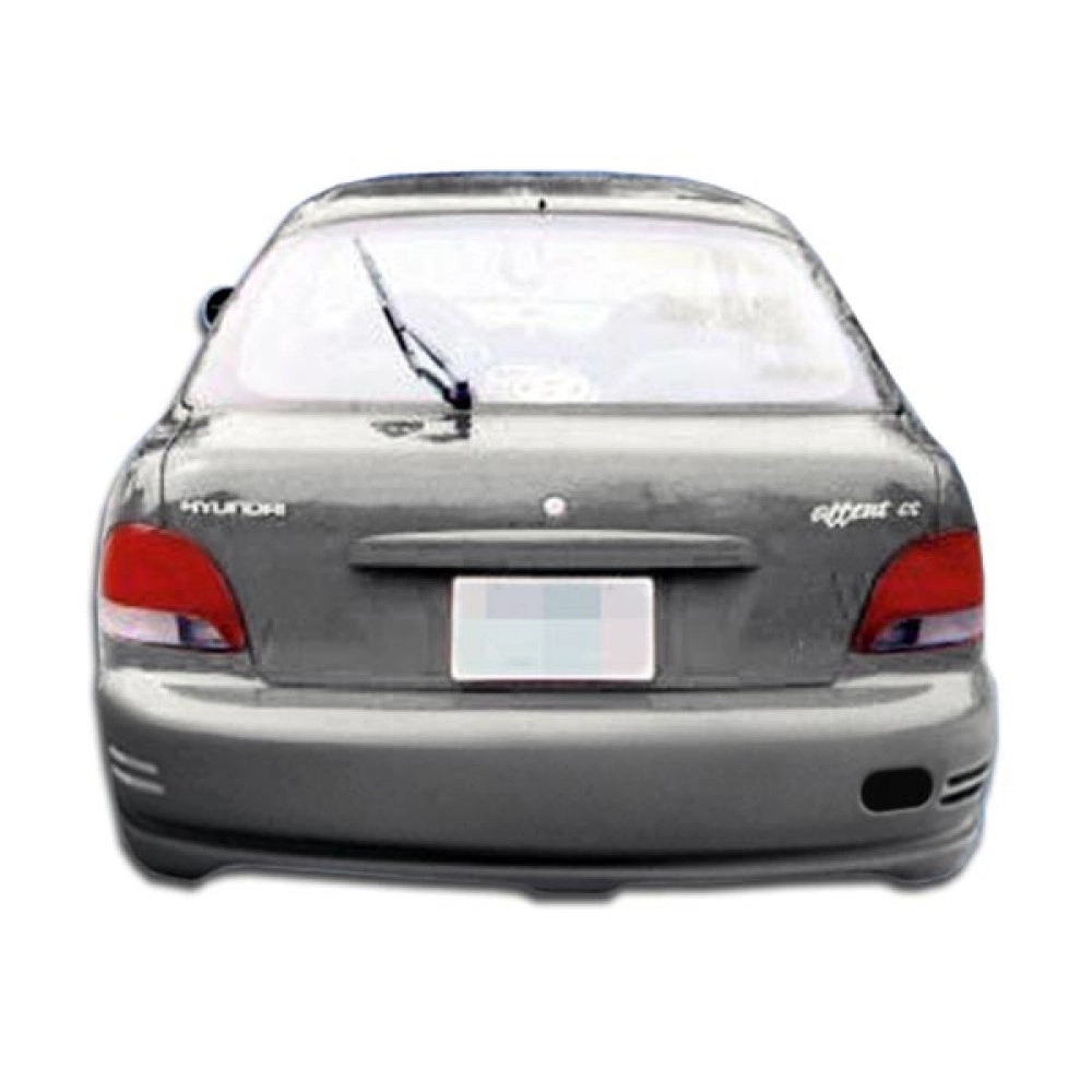 Duraflex 101587 - Evo Rear Bumper Cover For 1995-1999 Hyundai Accent - 1 Piece