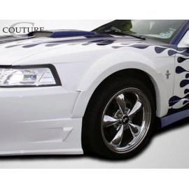 Couture 104786 - Polyurethane Demon Front Fender Flares For 1999-2004 Ford Mustang - 2 Piece