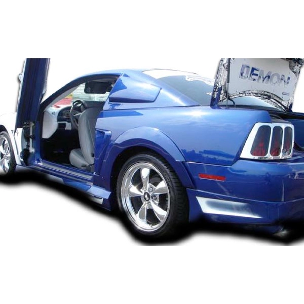 Couture 104787 - Polyurethane Demon Rear Fender Flares For 1999-2004 Ford Mustang - 2 Piece