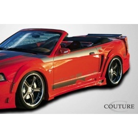 Couture 104787 - Polyurethane Demon Rear Fender Flares For 1999-2004 Ford Mustang - 2 Piece