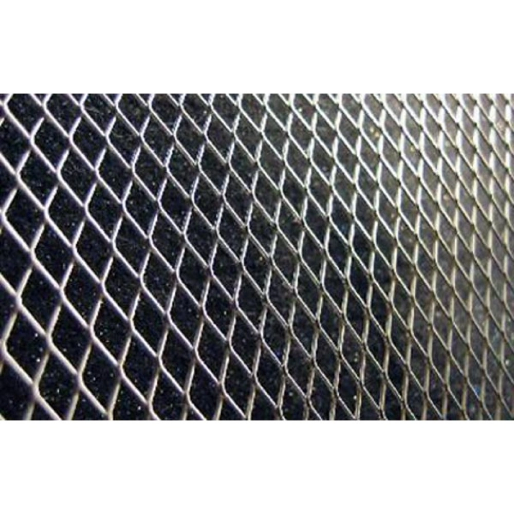 Extreme Dimensions 103000 - 30" x 15" Diamond Cut Silver Mesh Grille - 2 Piece