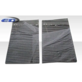 Extreme Dimensions 103225 - 30" x 15" Diamond Cut Black Mesh Grille - 2 Piece
