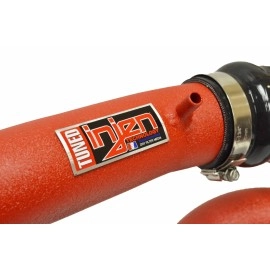 Injen SES1573ICPWR - SES Intercooler Pipes (Wrinkle Red)