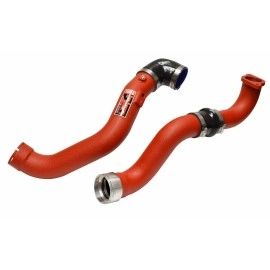 Injen SES7300ICPWR - SES Intercooler Pipes (Wrinkle Red)