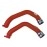 Injen SES1116ICPWR - SES Intercooler Pipes (Wrinkle Red)