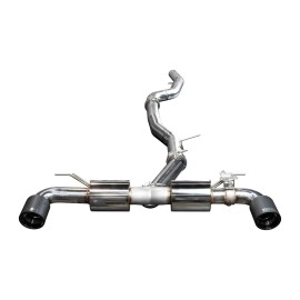 Injen SES2300CF - Performance Exhaust System w/ Carbon Fiber Tips
