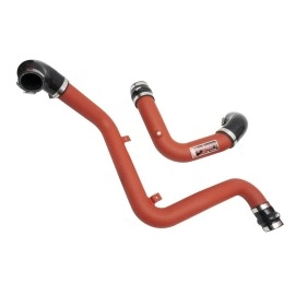 Injen SES9002ICPWR - SES Intercooler Pipes (Wrinkle Red)