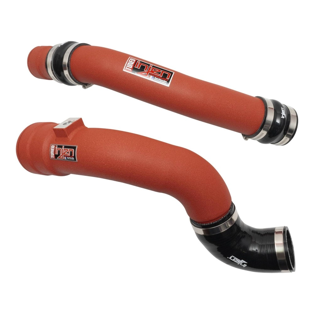 Injen SES9004ICPWR - SES Intercooler Pipes (Wrinkle Red)