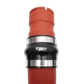 Injen SES9004ICPHWR - SES Intercooler Pipe Hot Side (Wrinkle Red)