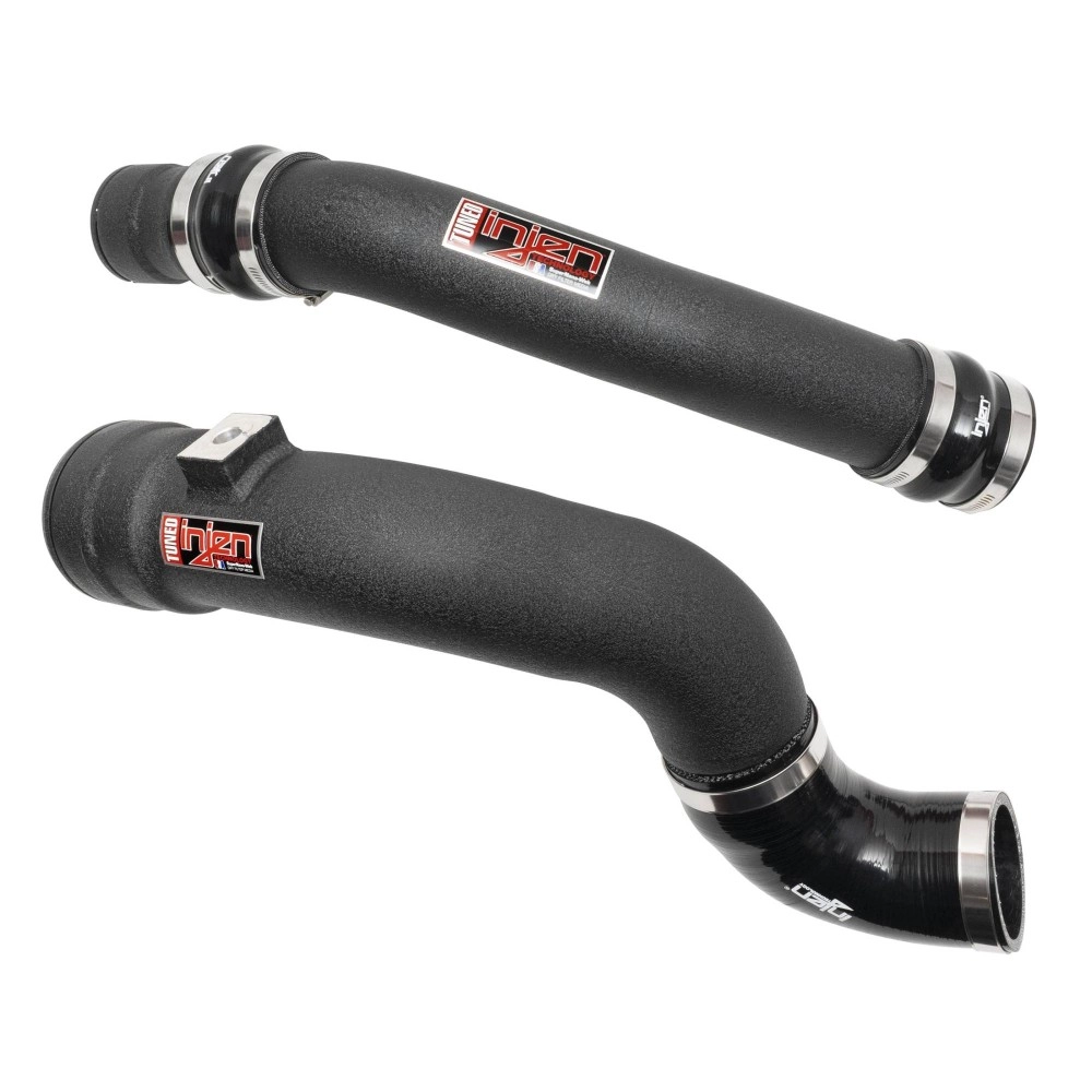Injen SES9004ICPWB - SES Intercooler Pipes (Wrinkle Black)