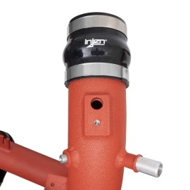 Injen SES9301ICPWR - SES Intercooler Pipes (Wrinkle Red)