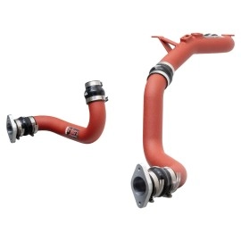Injen SES1586ICPWR - SES Intercooler Pipes (Wrinkle Red)