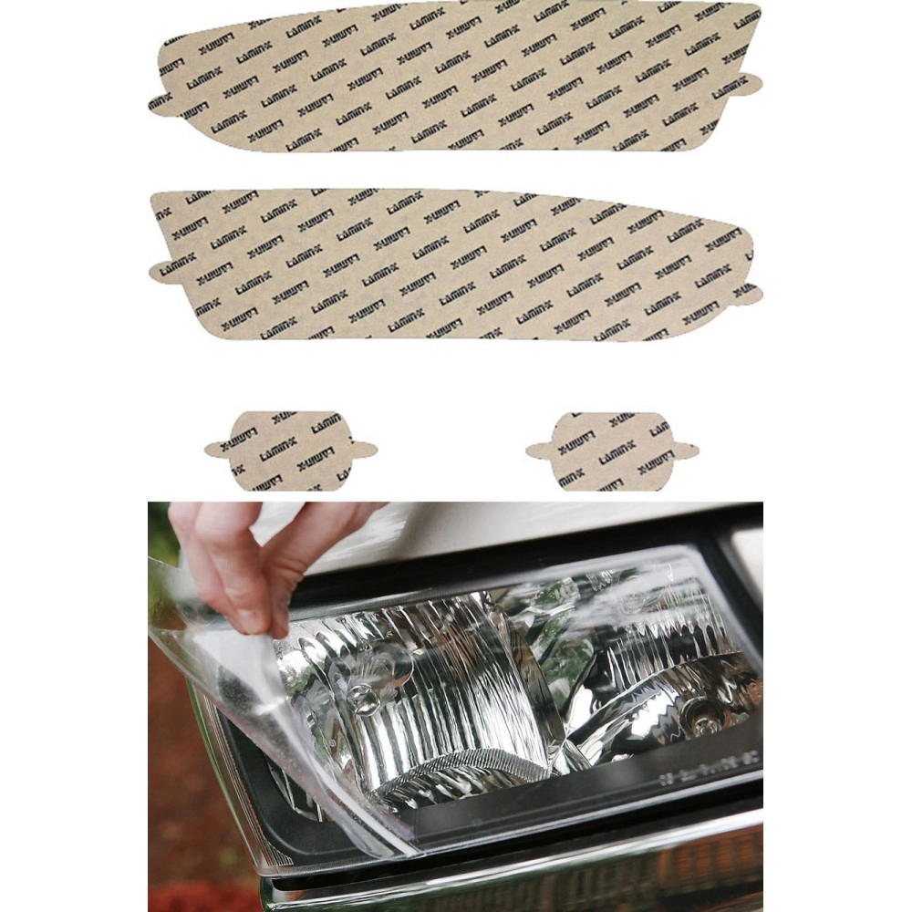 Lamin-X A003 - 1999-2002 Audi S4 B5 Headlight & Fog Light Covers Lamin-X A003 - 1999-2002 Audi S4 B5 Headlight & Fog Light Covers