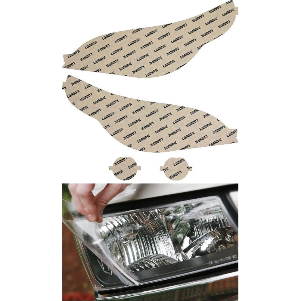 Lamin-X B017 - 2004-2007 BMW 5-Series Headlight & Fog Light Covers