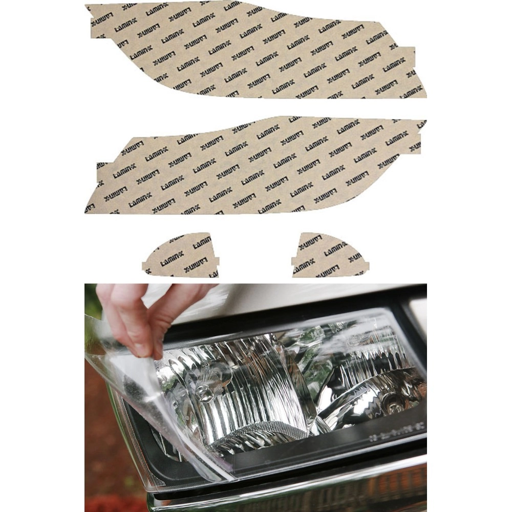Lamin-X B018 - 2006-2008 BMW 3-Series Sedan Headlight & Fog Light Covers