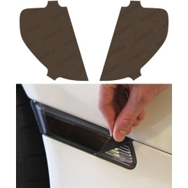Lamin-X CH579 - 2022+ Chevy Silverado 1500 LED Front Reflector Delete Covers