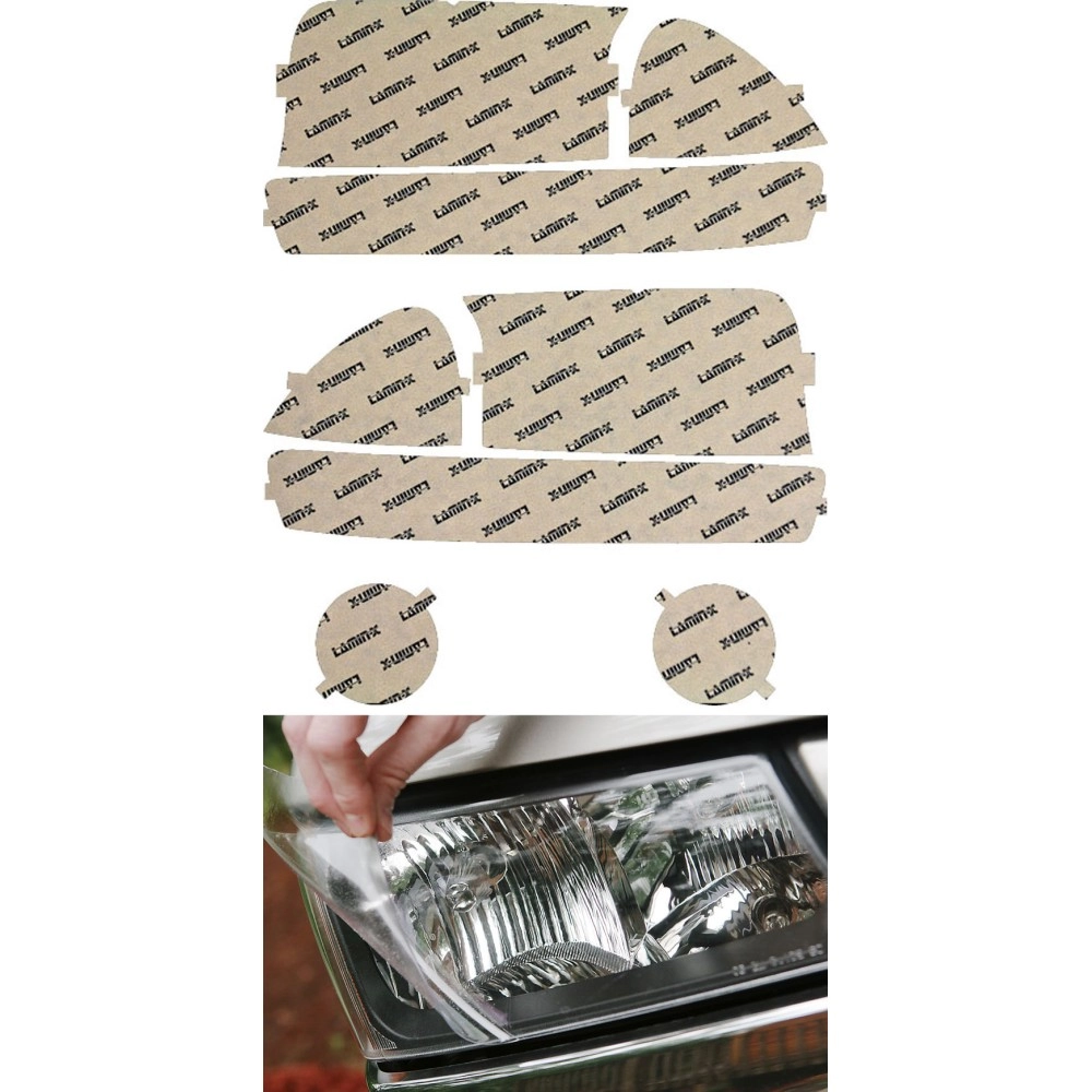 Lamin-X D004 - 2000-2004 Dodge Dakota Headlight, Fog Light & Turn Signal Covers