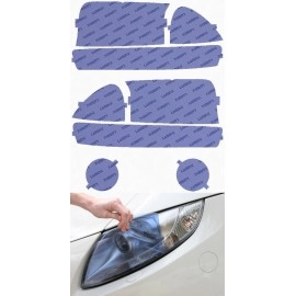 Lamin-X D004 - 2000-2004 Dodge Dakota Headlight, Fog Light & Turn Signal Covers